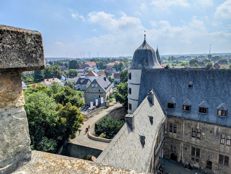 Blick vom Nordturm der Wewelsburg